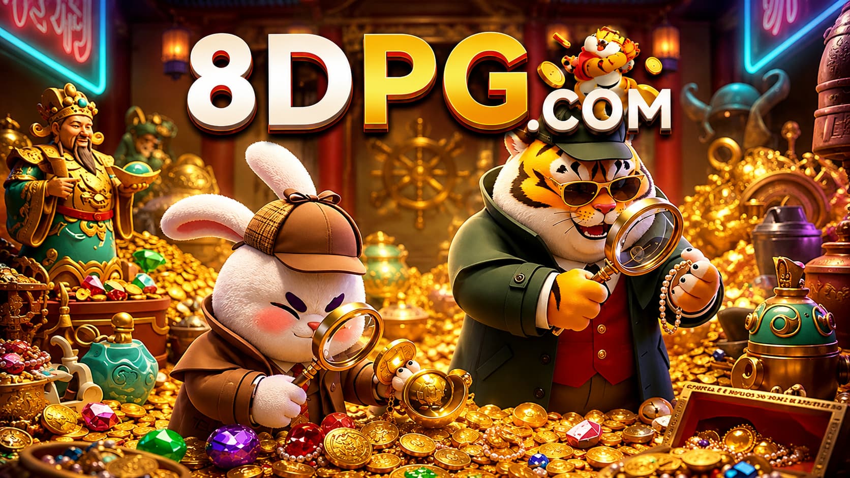 8DPG.com — Fortune Tiger, Lucky Rabbit e Fortune Dragon